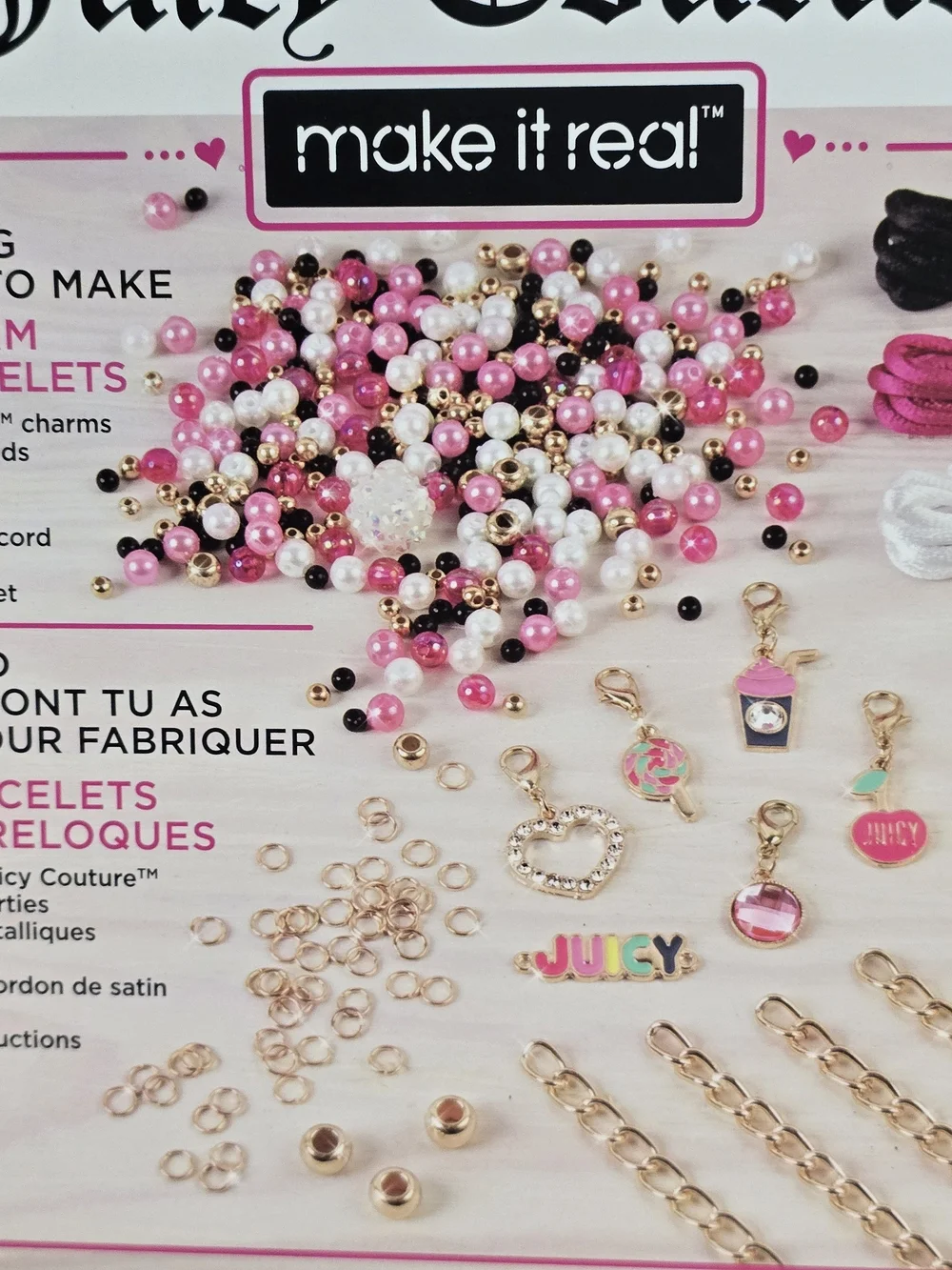 New In Box - Juicy Couture Pink & Precious Bracelet Kit